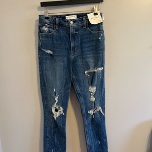 A&F high rise skinny